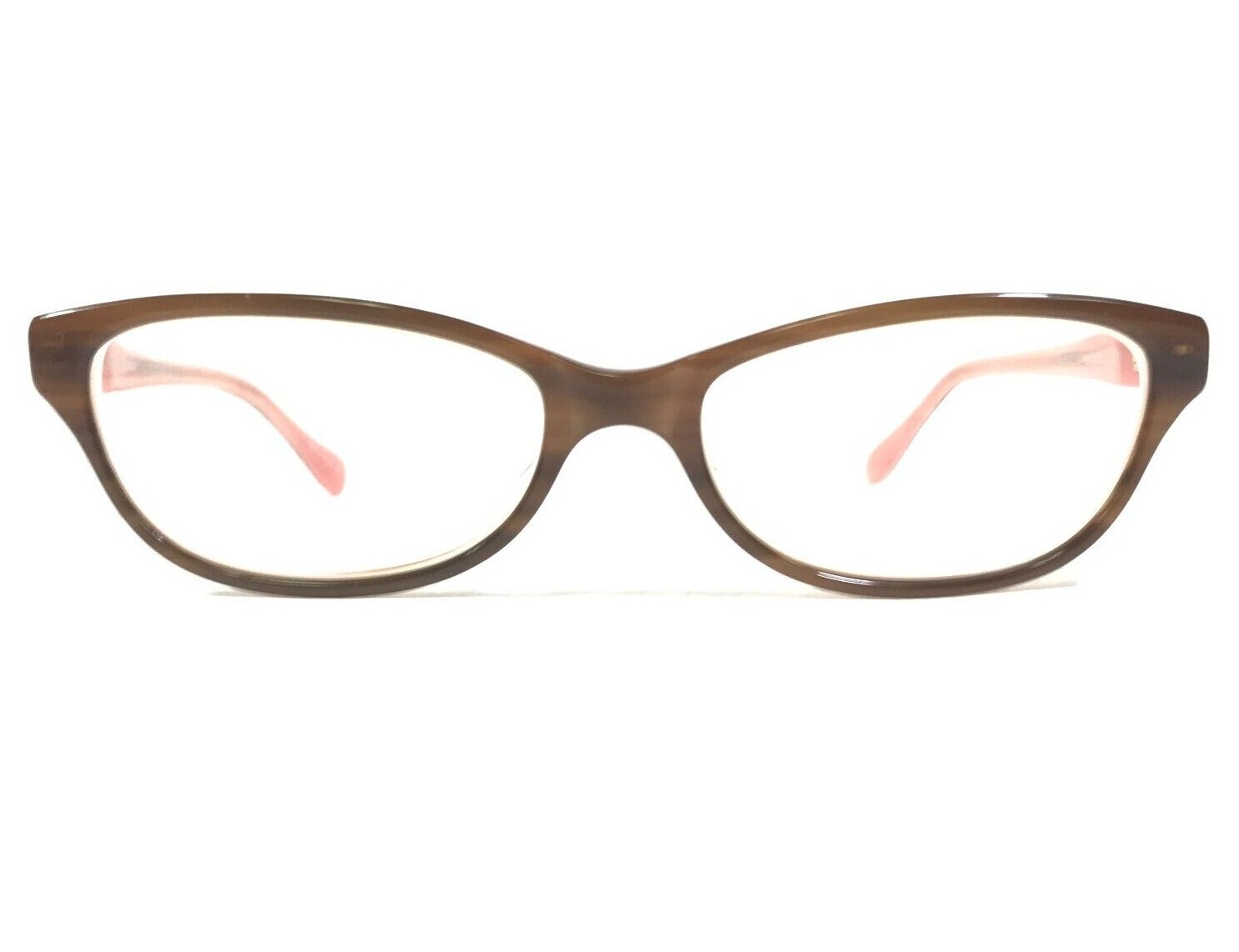 Oliver Peoples Devereaux OTPI Eyeglasses Frames Brown Pink Cat Eye 50-16-135
