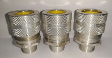 HUBBELL-F3 LIQUID TIGHT CONNECTOR 1/2", YELLOW, LOT OF 3