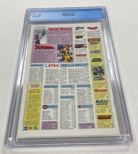 Wildcats Issue #1 Image Comics 1992 CGC Graded 8.0 Comic Book - Picture 2 of 2