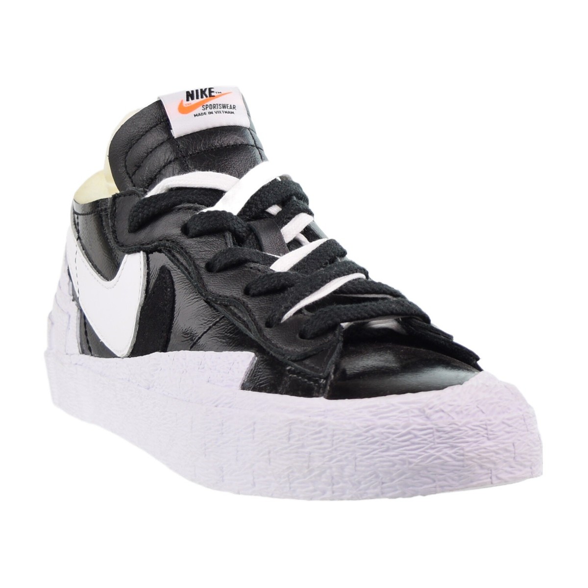 Nike Blazer Low Sacai Men's Shoes Black/White DM6443-001 | eBay