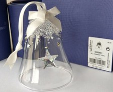 Swarovski Campana di Natale Grande 2020 con Stella Christmas Bell Star 5545451 NUOVO