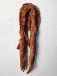 mink stoles with heads