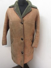 Vintage Nurseys Uk Leather Sheepskin Jacket Size 10/12