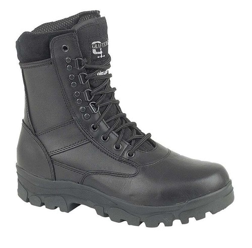 Grafters Top Gun High leg Boots Army 