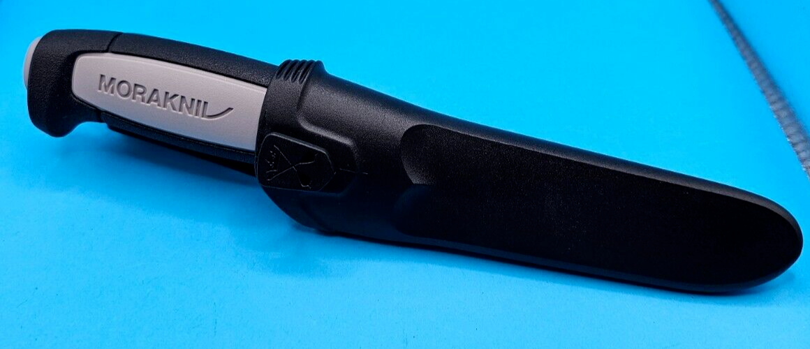 Morakniv Craftline Robust Trade Knife with Carbon Steel Blade and Combi