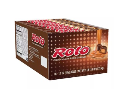 Rolo Caramels in Chocolate,1.7 oz. rolls (36 ct.) | eBay