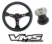 KIT DE BUJE DE LIBERACIÓN RÁPIDA Y VOLANTE MORADO VMS PARA HONDA CIVIC EG