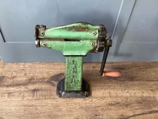 Vintage Landis Leather Skiver Machine Shoe Repair Cobbler USA Green Free Ship