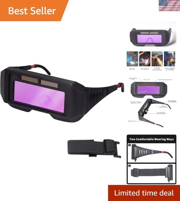 Premium Welder Glasses: Solar-Powered Auto-Darkening Goggles for Welding Tasks