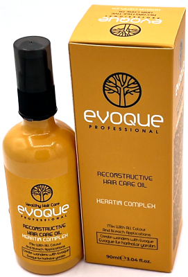 EVOQUE KERATIN COMPLEX RECONSTRUCTIVE HAIR CARE OIL, ARGAN