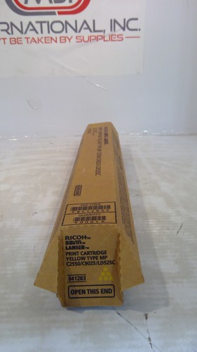 Genuine Ricoh Savin Lanier MP C2550/LD525C Yellow Toner Cartridge 841283 - Picture 3 of 6