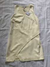 50% SALE Diane Von Furstenberg - Cream Business Shift Dress Women's Size 14 NEW