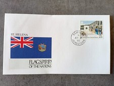 FDC - Flags of the Nations -  ST. Helena