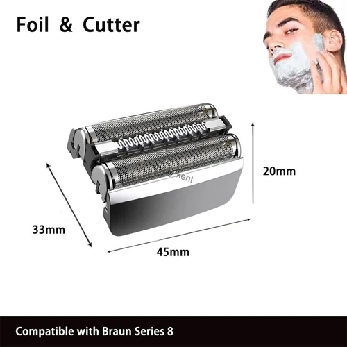 Original Braun 83M Scherkopf Kombipack Series 8 Scherfolie und KlingenblockEDHRT - Bild 5 von 7