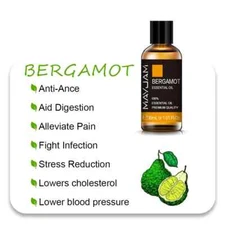 Mayjam Bergamot Essential Oil 100ML Aromatherapy Oil