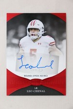 Leo Chenal - 2022 Sage Aspire Football Red Autograph Chiefs