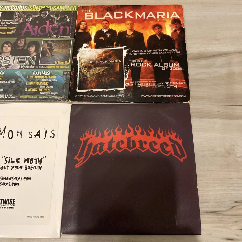 Promo Metal & Rock CD LOT BYO Records Epitaph Silverstein Victory Records Simon - Image 4 of 4