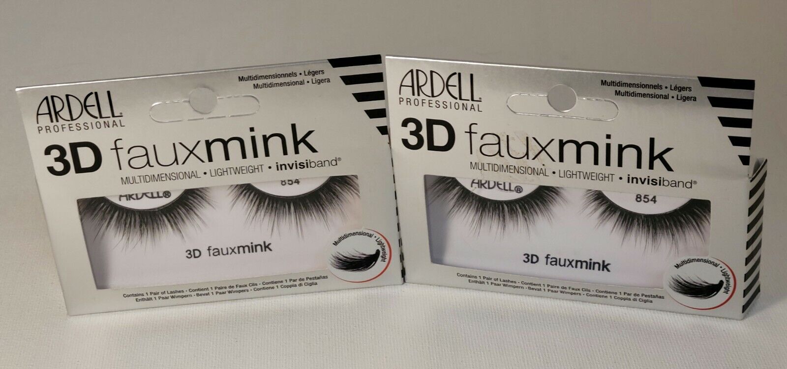 2 Pack Ardell Free Shipping Cheap Bargain Gift Professional 3D 854 Lightweight Fauxmink Lashes Ne Bargain sale