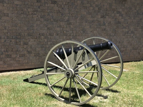 Civil war cannon replica ( Cast Aluminum Barrel)