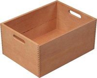 Kesper Aufbewahrungsbox Staukiste Obstkiste Buchenholz 40X30X20 4000270186110