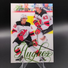 Upper Deck 2025-26 Flair Hockey Luke Hughes #024/349 Devils Serial Numbered