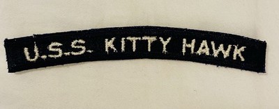 US Navy Patch CV-63 USS Kitty Hawk Aircraft Carrier UIM Shoulder Rocker Tab