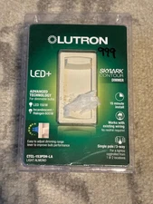 Lutron Skylark Contour Dimmer Light Almond CTCL-153PDH-LA Single or 3 Way