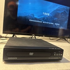 Magnavox DP100MW8B Progressive Scan DVD Player No Remote Tested Working Video