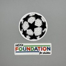 22/23 21/22 Uefa Champions League Football Shirt Player size Patch Badge Set