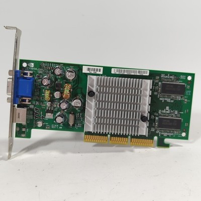 NVIDIA GeForce MX420 64MB DDR AGP Grafikkarte VGA Retro Gaming passiv gekühlt