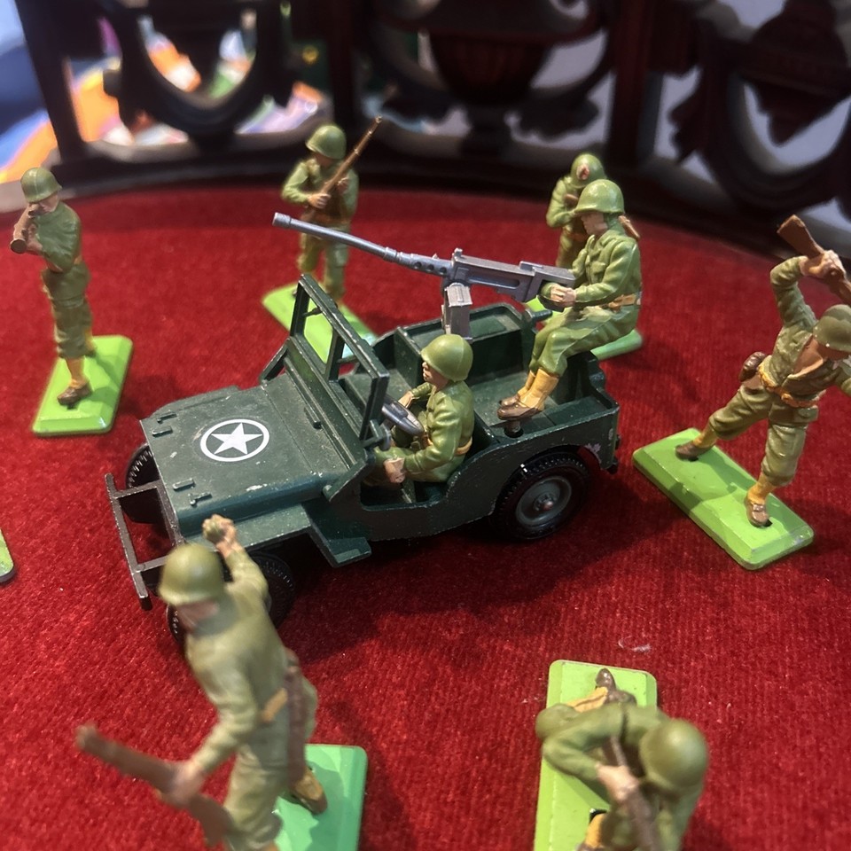 Britains Deetail - Armée Moderne - Boite Détaillant Vide Jeep Task Force Casque Bleu Ref 7619 P Image 428120 Grande