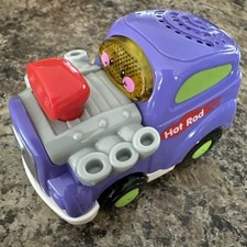 VTECH Go Go Smart Wheels Vehicle Hot Rod Car Purple Tested