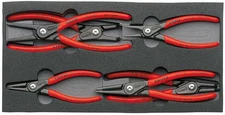 00 20 01 V02 Knipex CIRCLIP "SNAP-RING" PLIERS SET IN FOAM TRAY