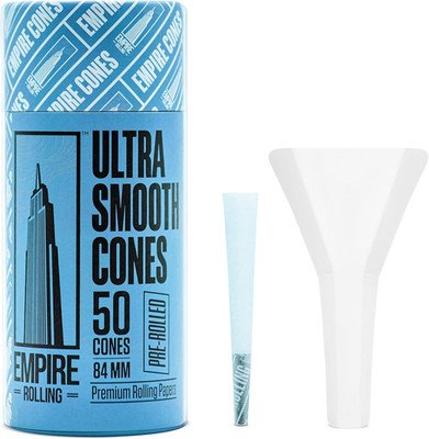 Empire Rolling   Premium Ultra Smooth Blue Pre-Rolled Cones | 50-Count + Packer