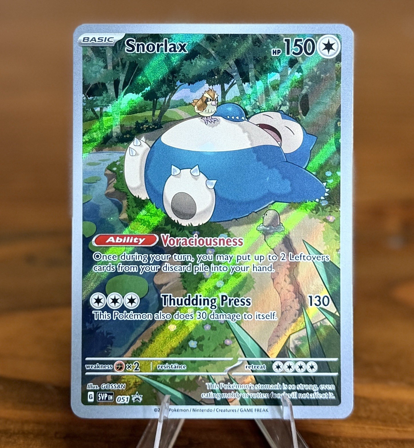 Snorlax SVP 051 Promo SV Black Star Promo Pokemon TCG 