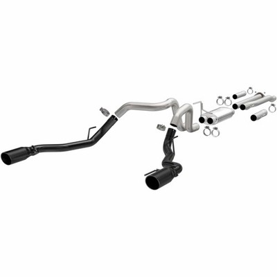 MagnaFlow SYS Cat-Back Black Coated 3in Tips For 2017 Ford F-150 Raptor 3.5L