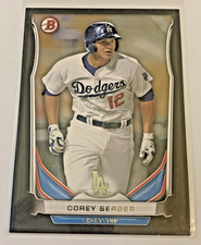 Corey Seager 2014 Bowman Draft #TP-41 Top Prospects Black Dodgers Rangers