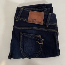 LTB Womens Dark Blue Paulina Slim Straight Stretch Jeans Size 29 Very Good JM107