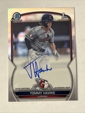2023 Bowman Chrome Tommy Hawke 1st Rookie Refractor Auto /499 Guardians RC