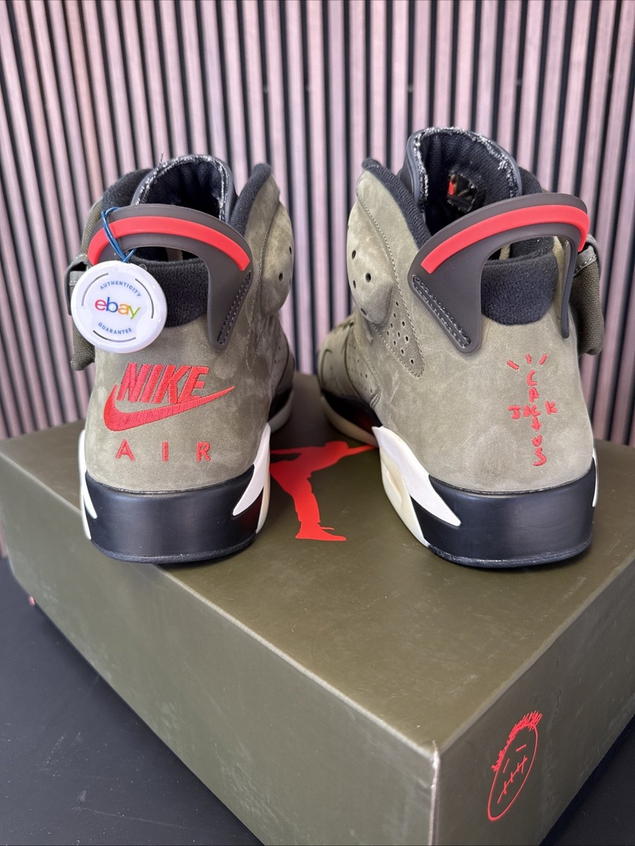 Size 13 - Jordan 6 Retro x Travis Scott Mid Olive for sale online