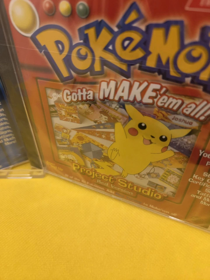 Pokemon Project Studio: Red + Blue  Gotta Make 'Em All PC NEW & Sealed Mattel  - Image 2 of 4