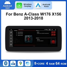 Carplay Für Benz GLA CLA W176 NTG 4.5 Android 14 Autoradio GPS WIFI 4+64G BT5.0 Carplay Für Benz GLA CLA W176 NTG 4.5 Android 14 Autoradio GPS WIFI 4+64G BT5.0