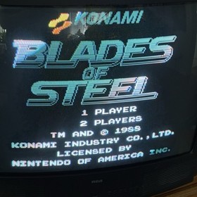 Vtg 1988 Blades of Steel NES Nintendo Video Game Cartridge Ice Hockey TESTED!