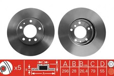 Disque de frein BMW 550