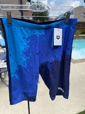 NWT New ARENA Navy Spraypaint Jammer Sz 36