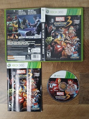 Marvel vs. Capcom 3: Fate of Two Worlds (Microsoft Xbox 360, 2011) CIB - Tested