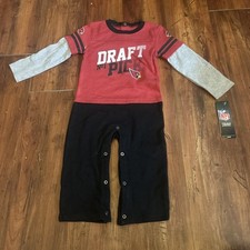 Arizona Cardinals No 1 Draft Pick 24M Toddler Kids Outfit Jumpsuit NFL NWT