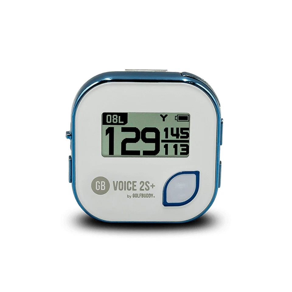 NEW 2025 Golf Buddy Voice S2+ GPS Audio Pre Loaded w Slope 18 Hours Battery Blue