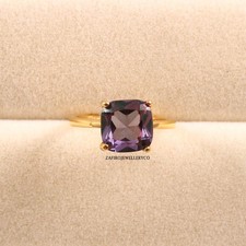 Alexandrite Ring, 925 Sterling Silver, Engagement Ring, Solitaire Ring, Gift Her