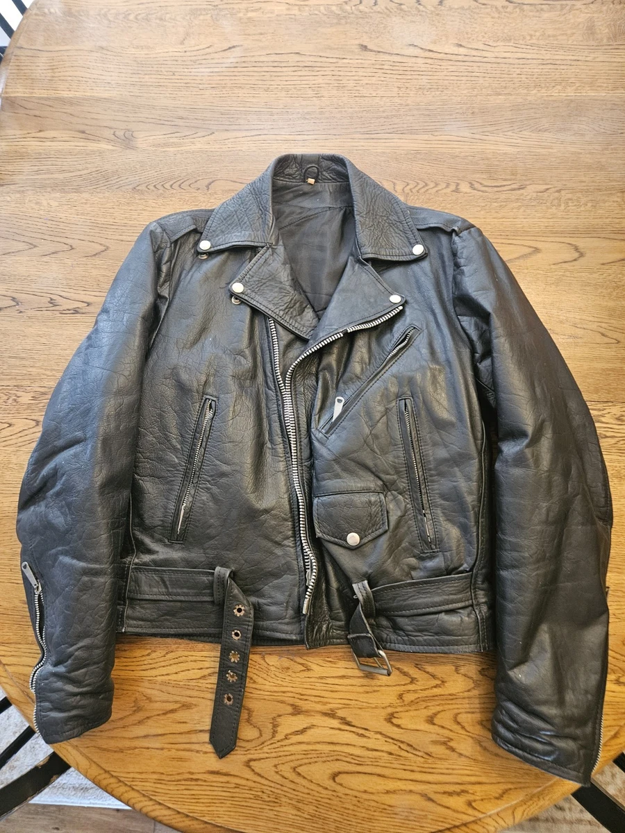 vintage leather jacket 38 products for sale | eBay